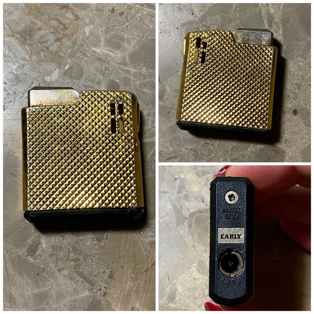 Accendino da collezione dorato