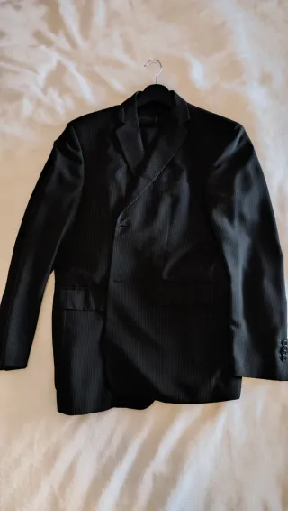 Traje Chaqueta Clásico Rayas Finas