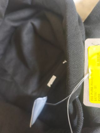 Sudadera Puma Negra con Capucha