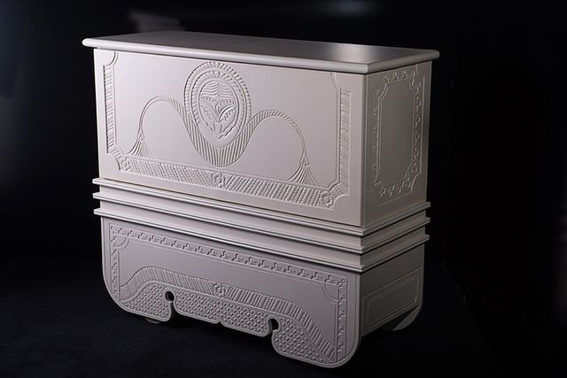 Mueble Bar Madera Beige