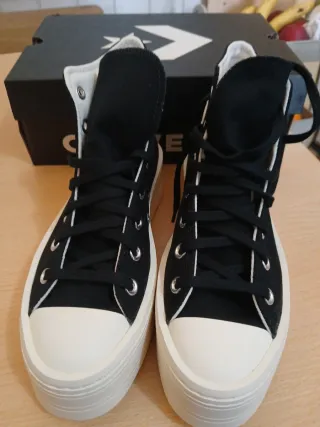 Converse Platform nere e bianche