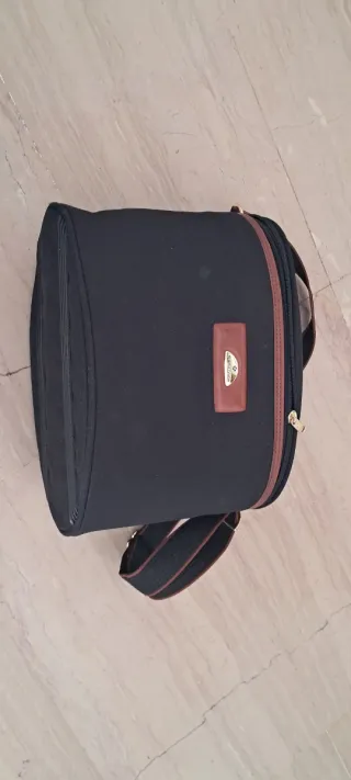 Maletín de mano Samsonite negro y marrón
