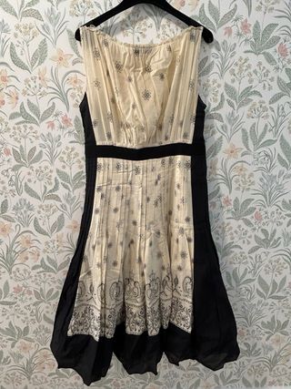 Vestido Purificación García T42 Beige/Negro