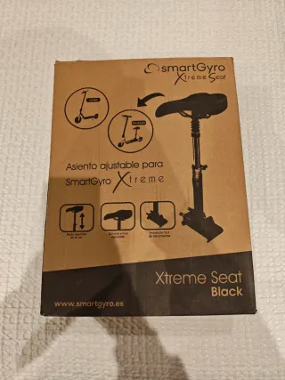 SmartGyro Xtreme Seat Silla Patinete Negro
