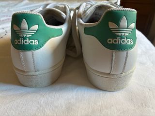 Zapatillas Adidas Superstar Blancas y Verdes