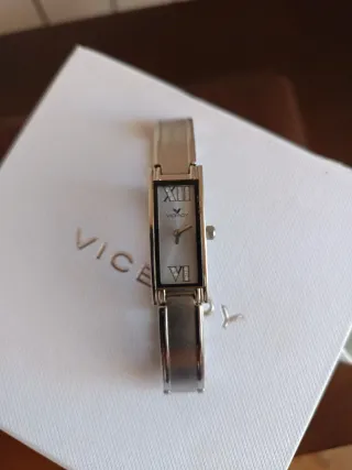 Reloj Viceroy Plata y Blanco