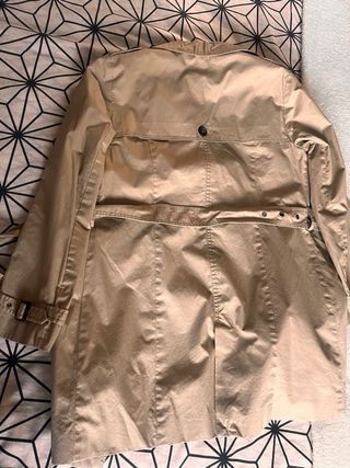 Gabardina Beige Talla 44