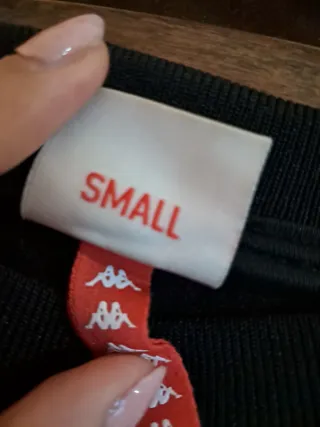 Felpa Kappa nera taglia S