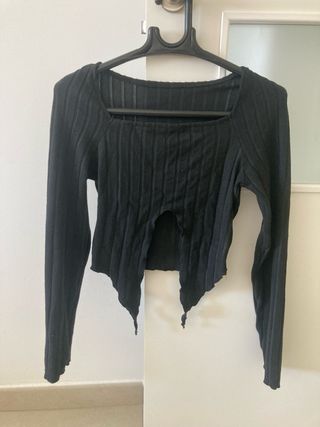 Camiseta manga larga ombligo fuera