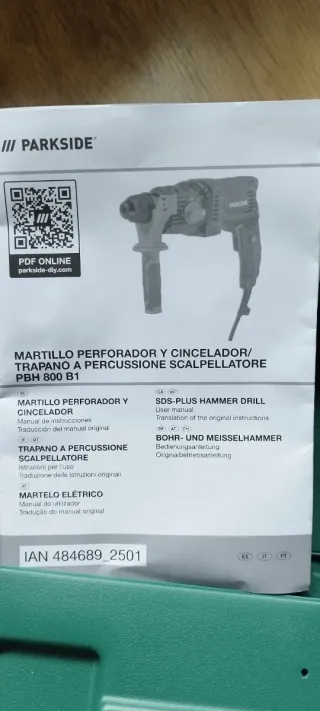 Taladro Percutor Parkside PBH 800 B1
