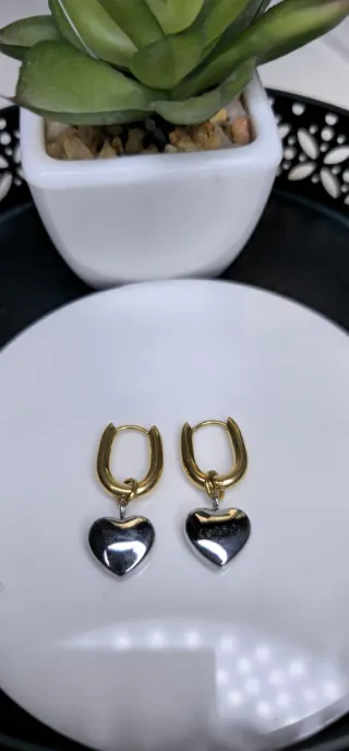 Joyas de acero inoxidable quirúrgico y plata