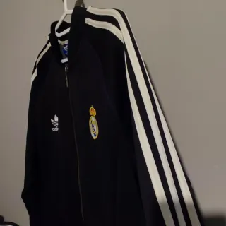 Chaqueta Adidas Real Madrid Negra Talla XL