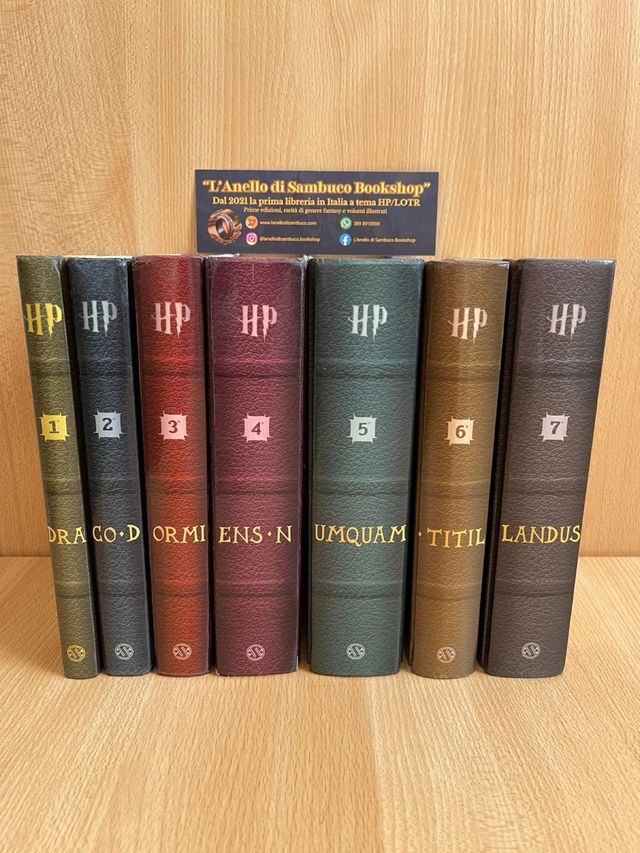 Harry Potter saga completa motto latino collezione