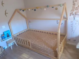 Cama Montessori Infantil Madera