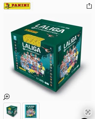 2 Cajas Cromos Liga Hypermotion 25-26 Panini