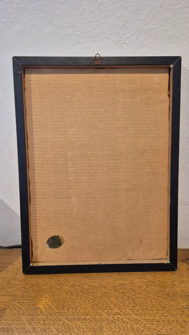 Lamina incorniciata antica