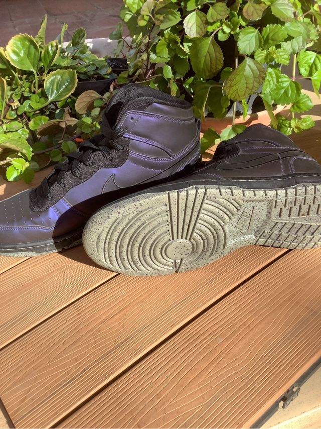 Nike Dunk High Retro Morado Negro Talla 43