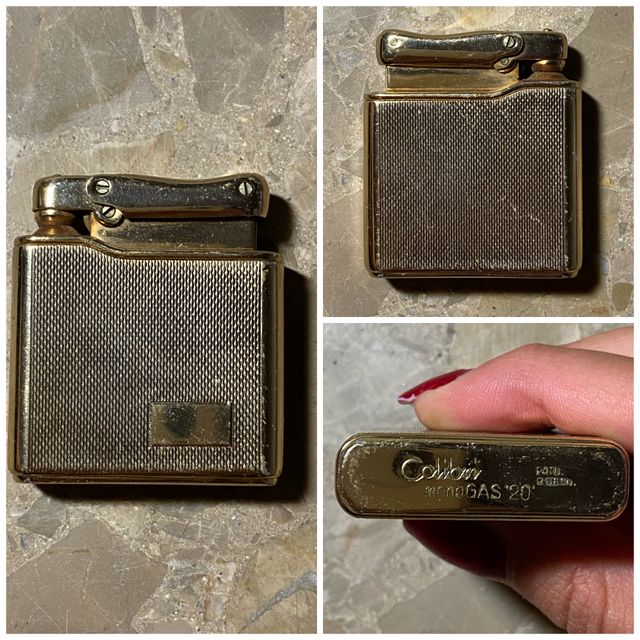 Accendino da collezione Colibri Mono Gas '20 Dorato
