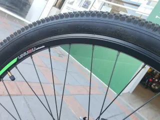 Bicicleta Montaña Negra/Verde aluminio de 27.5"