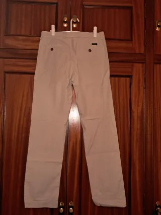 Pantalones Dockers Hombre Beige Talla: W 33 L 34
