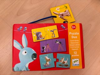 Puzzle Duo Djeco 12 Puzzles