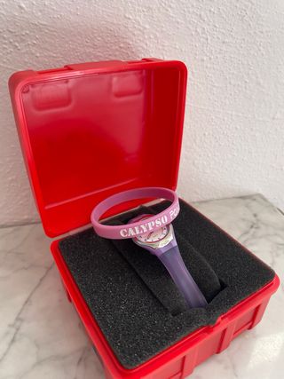 Reloj Calypso Morado con Pulsera