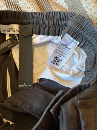 Pantalones Cargo Stone Island Grises