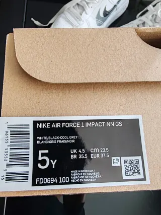 Nike Air Force 1 Blancas Grises