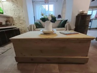 Mesa de centro de madera