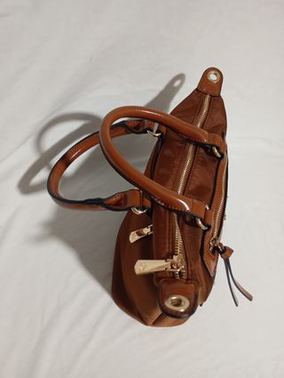 Bolso Cartera Marrón Mujer