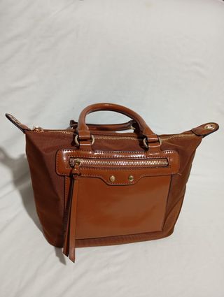 Bolso Cartera Marrón Mujer