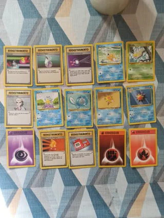 15 Carte Pokémon Vintage Set Base