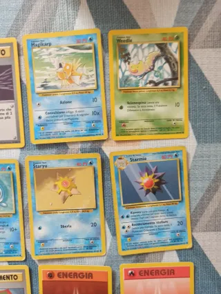 15 Carte Pokémon Vintage Set Base