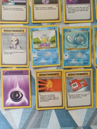 15 Carte Pokémon Vintage Set Base