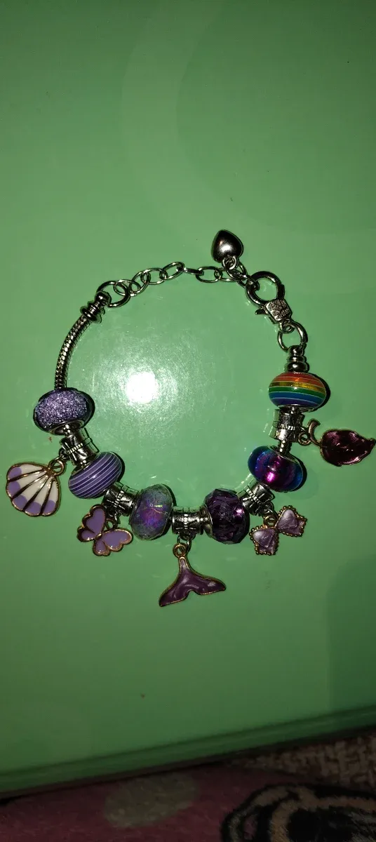 Pulsera estilo Pandora con dijes