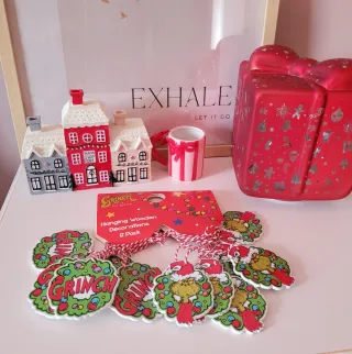 Adornos Navidad Grinch Madera Primark