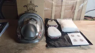 Maschera protettiva polvere/gas/vernice