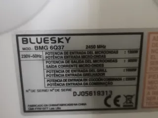 Microondas Bluesky Beige