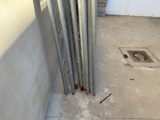 8 Vallas Galvanizadas Obra con Bases