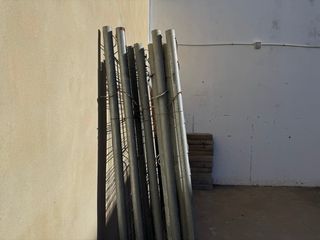 8 Vallas Galvanizadas Obra con Bases