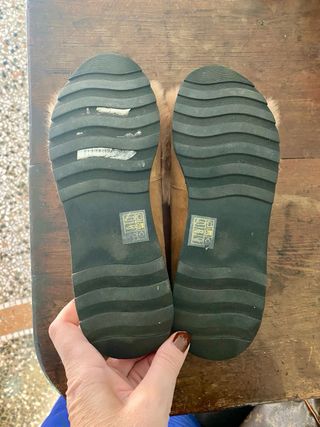 Scarpe scamosciate Intrend con pelliccia