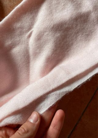 Foulard rosa in cotone