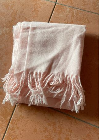 Foulard rosa in cotone