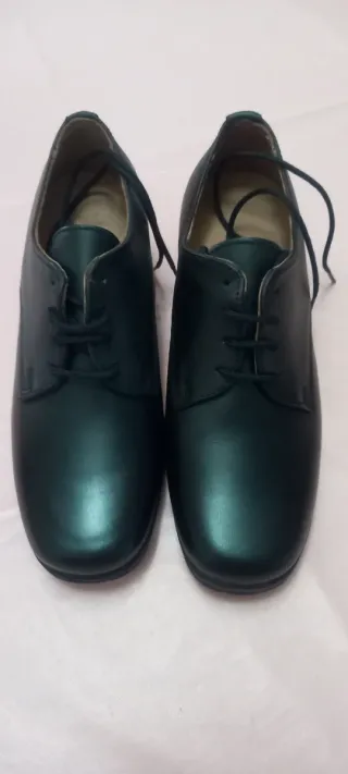 Zapatos de piel negros mujer talla