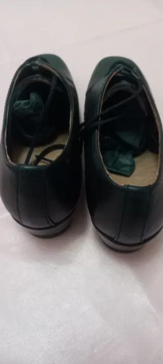 Zapatos de piel negros mujer talla