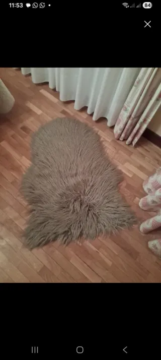 2 Tappeti di Lana Beige/Marrone