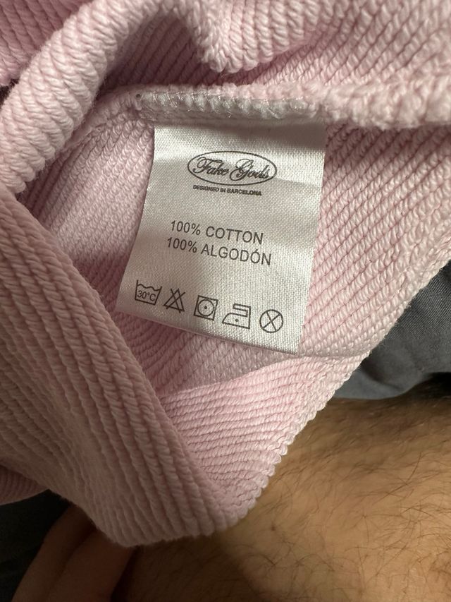 Sudadera Fake Gods Rosa Talla L edición limitada