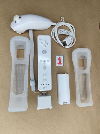 Mando Wii Wiimote Blanco Completo #1