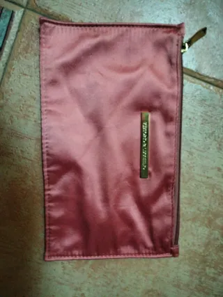 Neceser rosa satinado