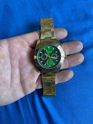 Reloj YOLAKO Dorado y Verde Nuevo